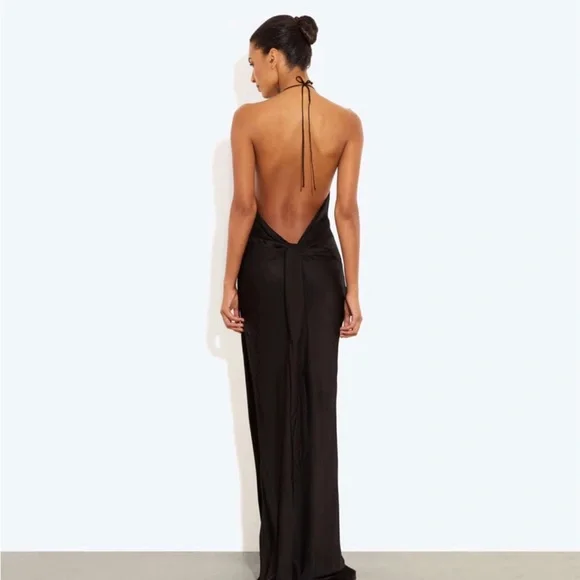 Rat & Boa Black Backless Maxi Dress - Picture 3 of 3